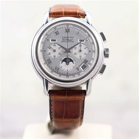 zenith el primero chronograph moonphase.